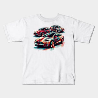 Tesla Model X Kids T-Shirt